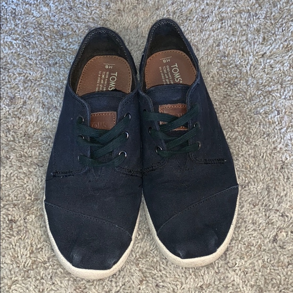 NAVY TOMS SNEAKERS